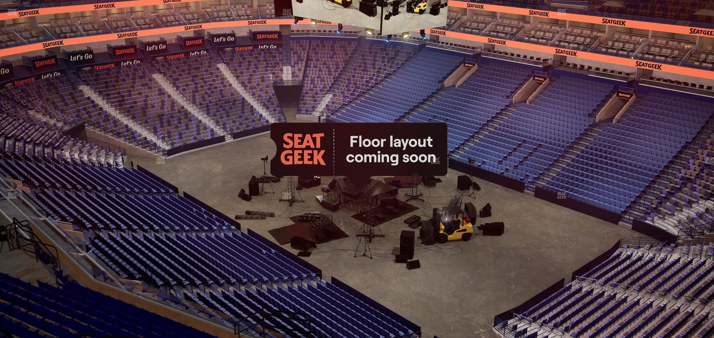 Smoothie King Center - Section 328 Seat View