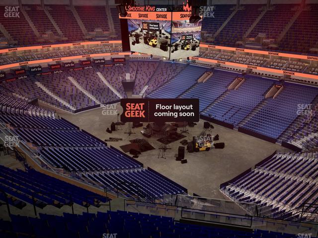 Smoothie King Center - Section 328 Seat View