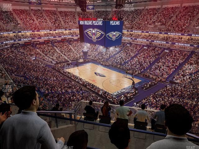 Smoothie King Center - Section 328 Seat View