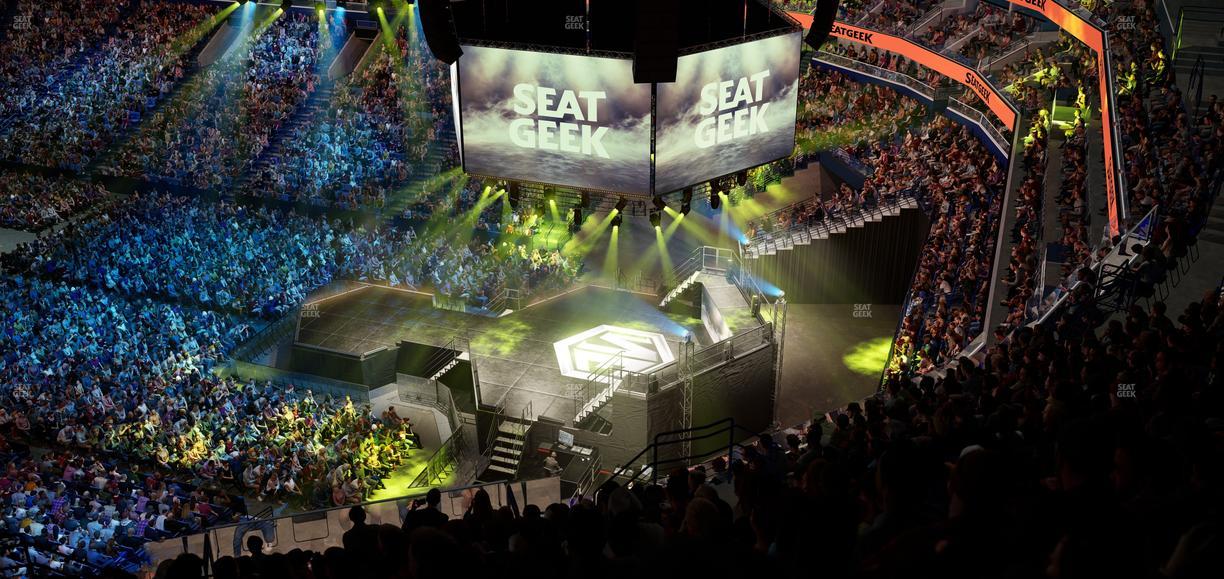 Smoothie King Center - Section 328 Seat View