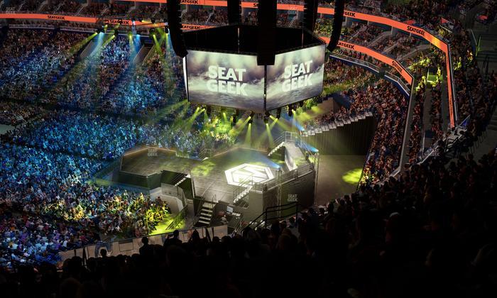 Smoothie King Center - Section 328 Seat View