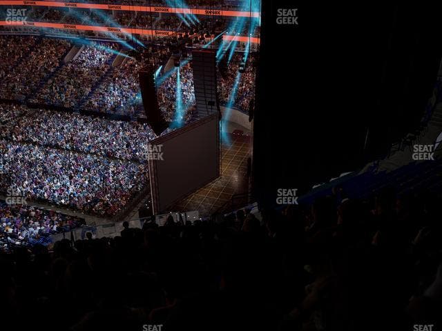 Smoothie King Center - Section 328 Seat View Smoothie King Center - Section 328 Seat View