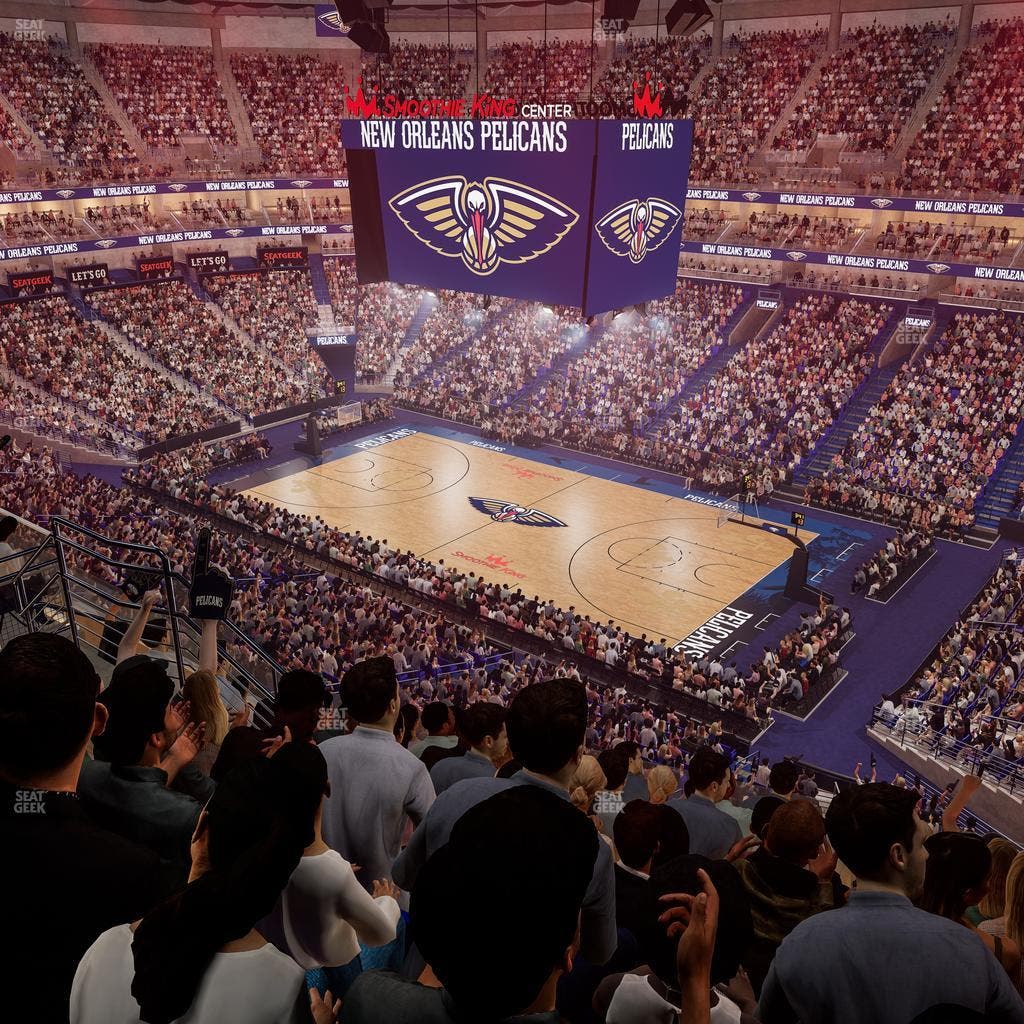 Smoothie King Center - Section 329 Seat View