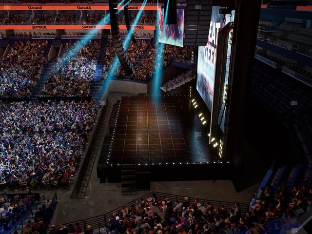 Smoothie King Center - Section 329 Seat View