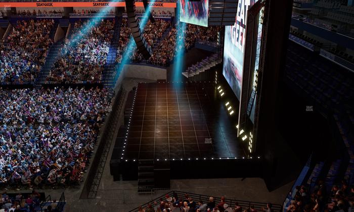 Smoothie King Center - Section 329 Seat View