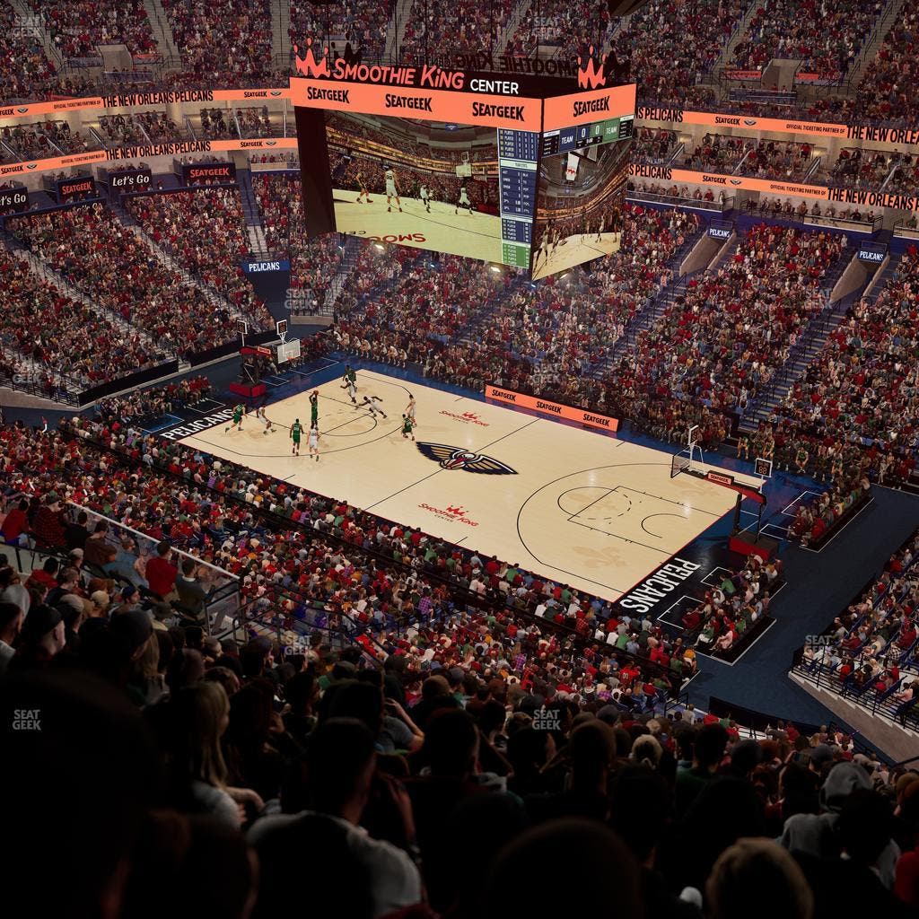 Smoothie King Center - Section 329 Seat View