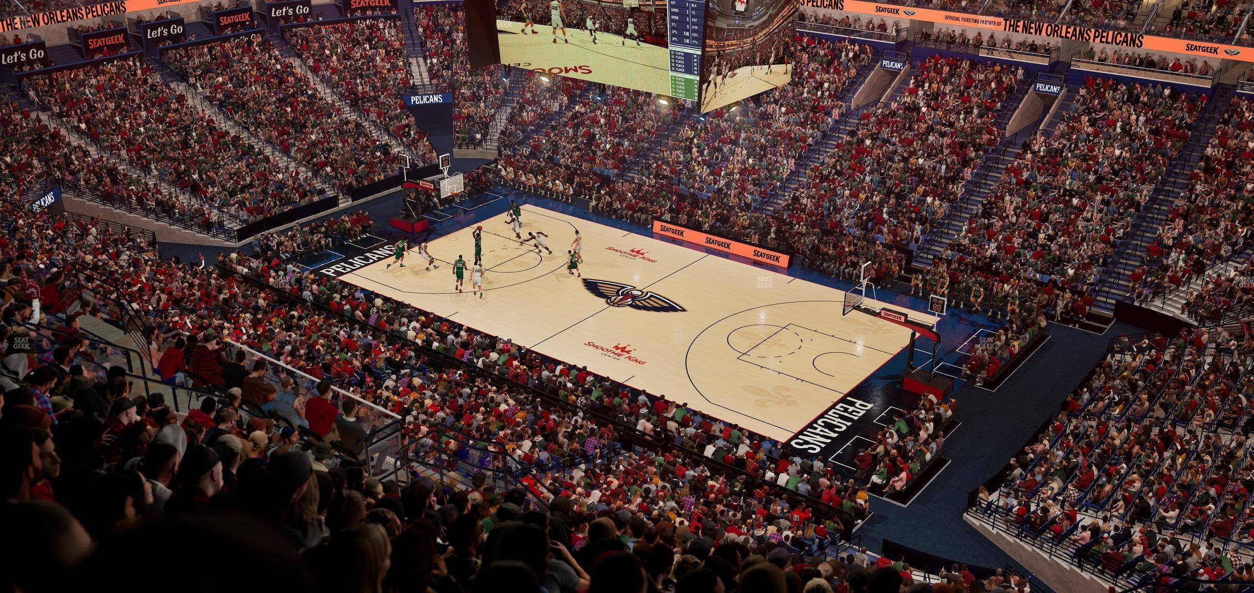 Smoothie King Center - Section 329 Seat View