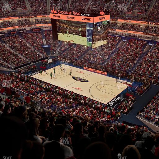Smoothie King Center - Section 329 Seat View