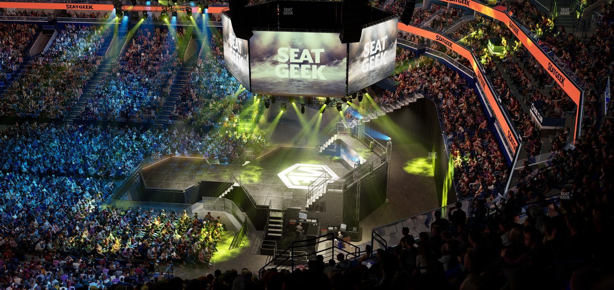 Smoothie King Center - Section 329 Seat View