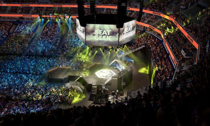 Smoothie King Center - Section 329 Seat View