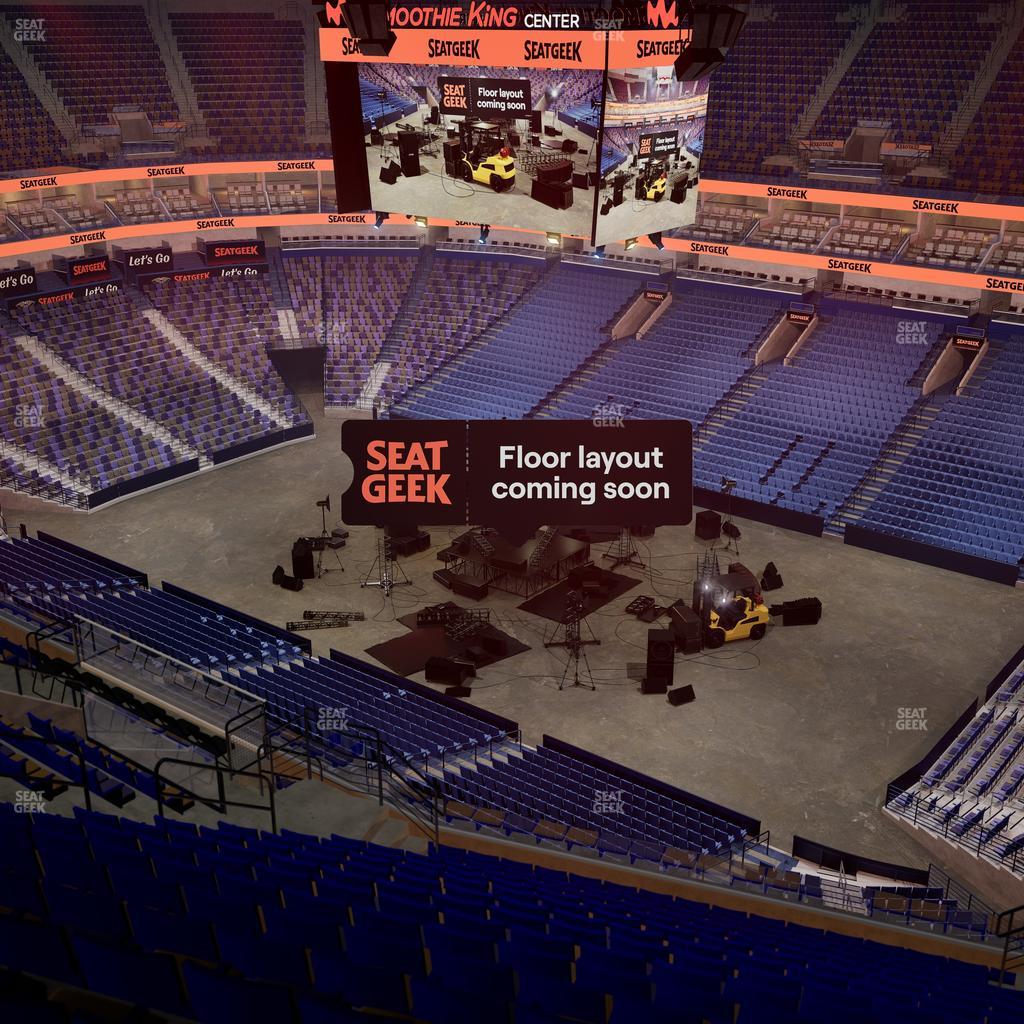 Smoothie King Center - Section 329 Seat View