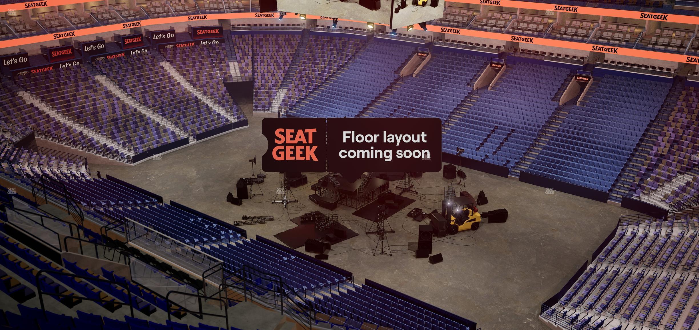 Smoothie King Center - Section 329 Seat View