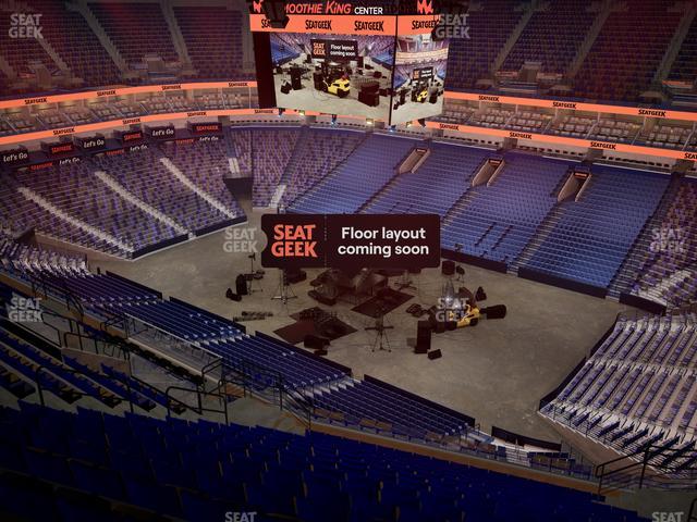 Smoothie King Center - Section 329 Seat View