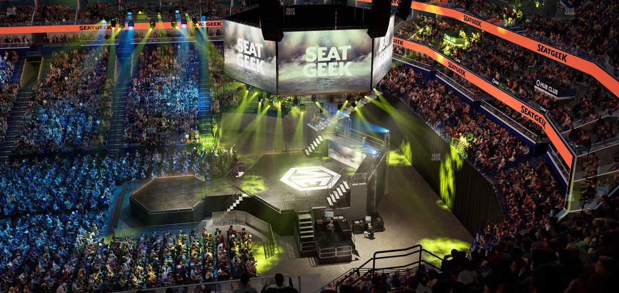 Smoothie King Center - Section 330 Seat View