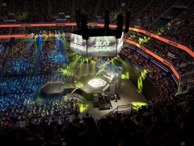 Smoothie King Center - Section 330 Seat View