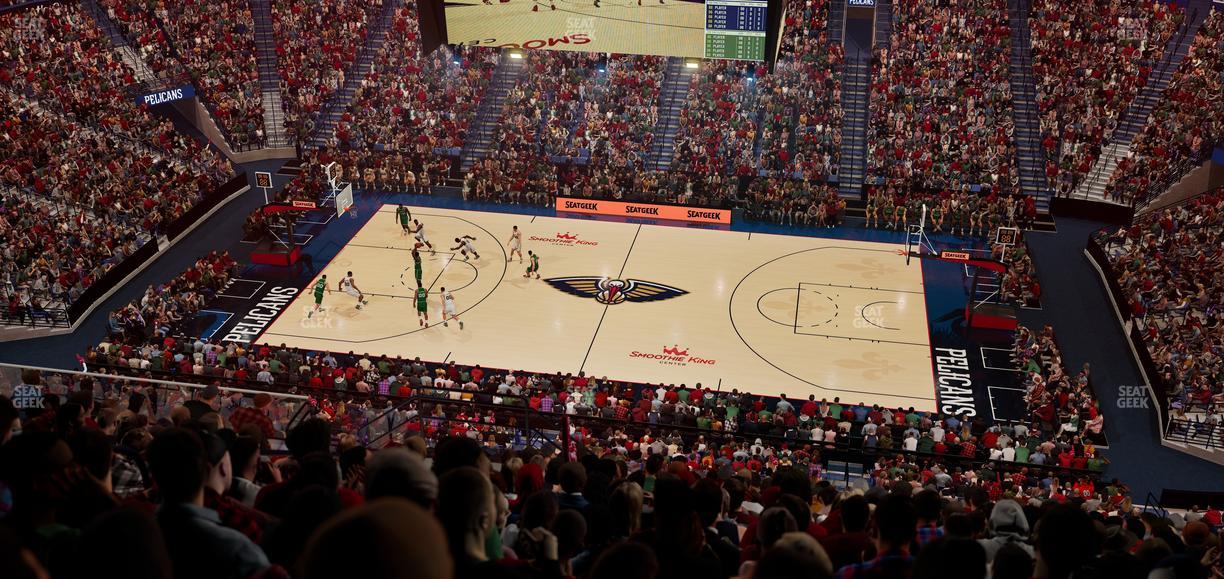 Smoothie King Center - Section 331 Seat View
