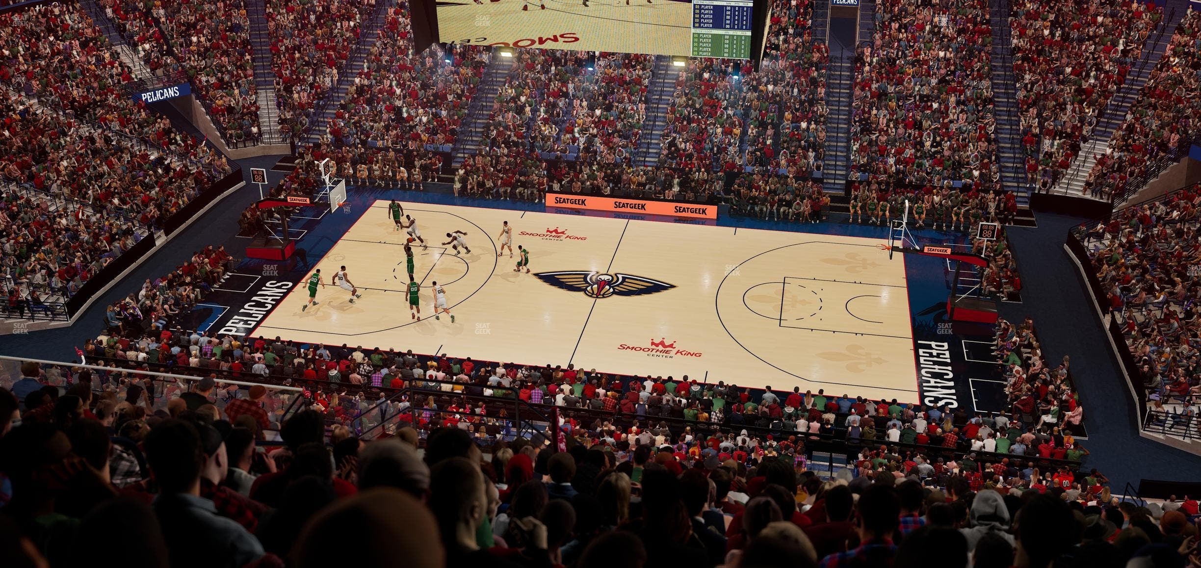 Smoothie King Center - Section 331 Seat View