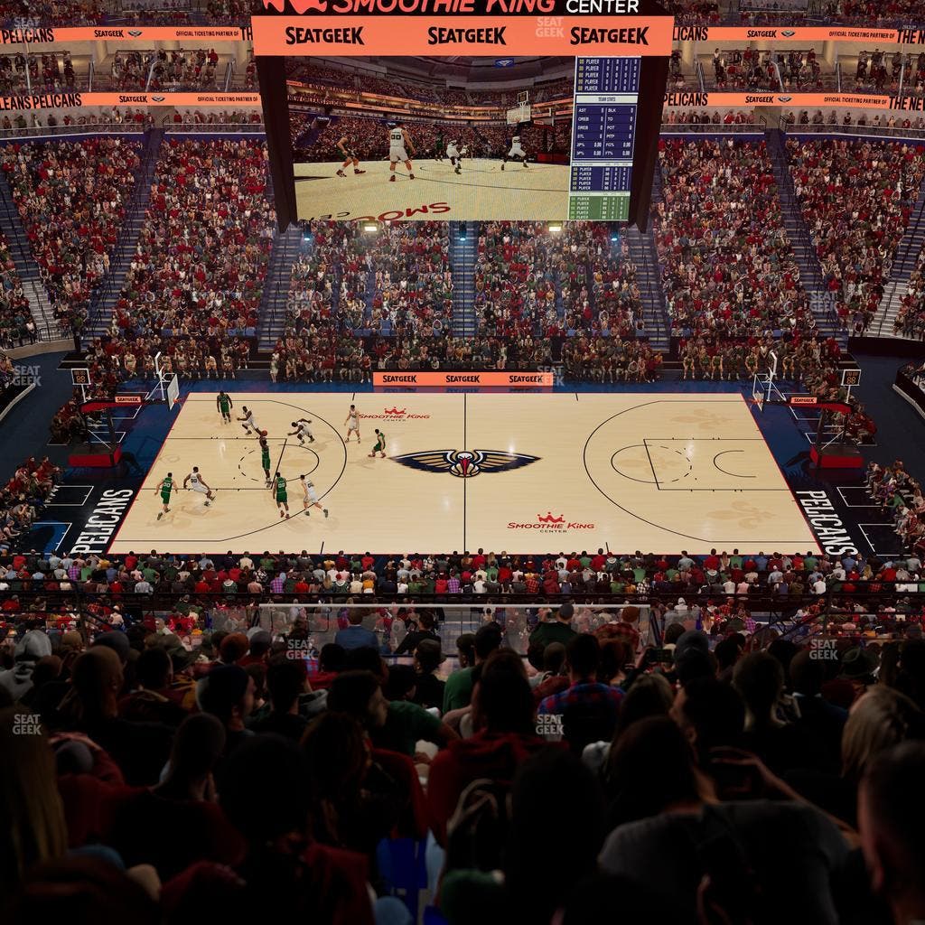 Smoothie King Center - Section 332 Seat View