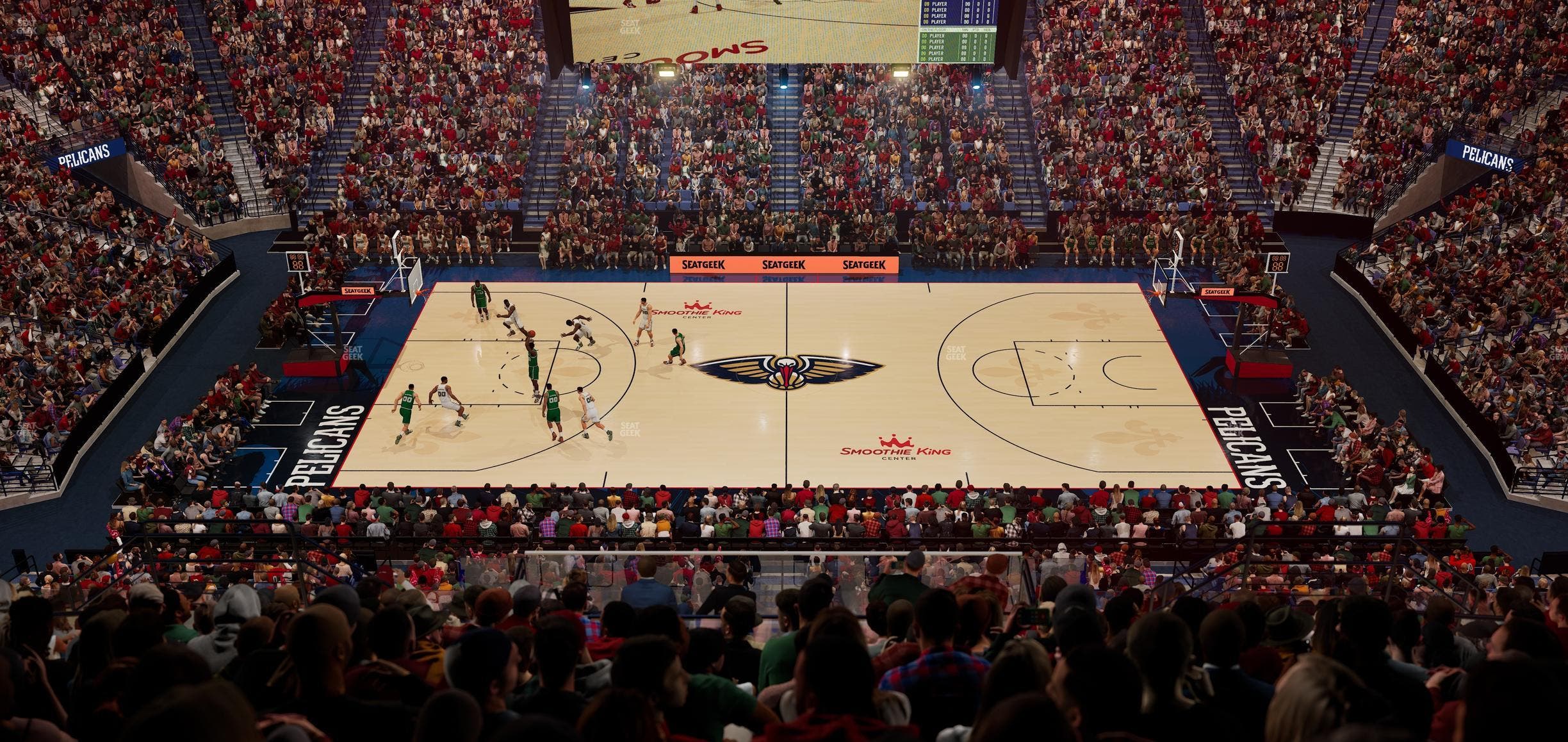 Smoothie King Center - Section 332 Seat View