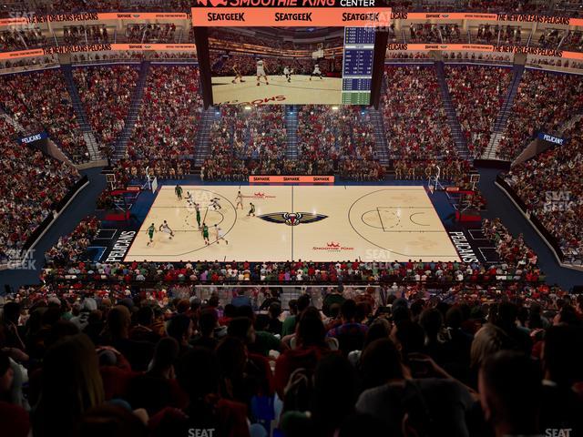 Smoothie King Center - Section 332 Seat View Smoothie King Center - Section 332 Seat View