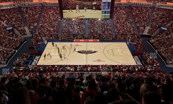 Smoothie King Center - Section 332 Seat View