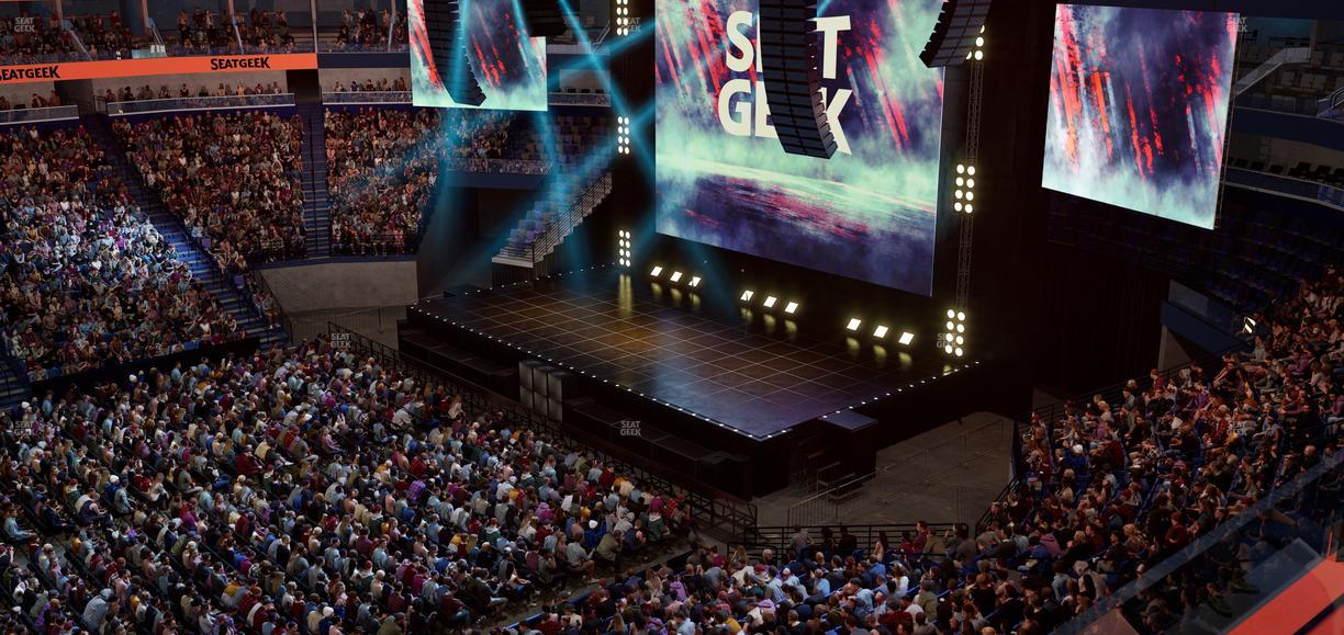 Smoothie King Center - Section 332 Seat View