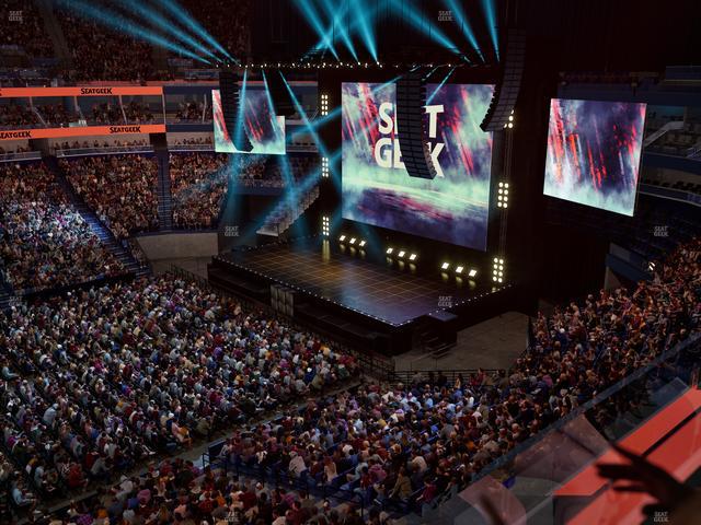 Smoothie King Center - Section 332 Seat View