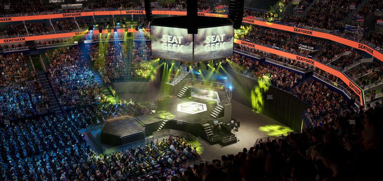 Smoothie King Center - Section 332 Seat View