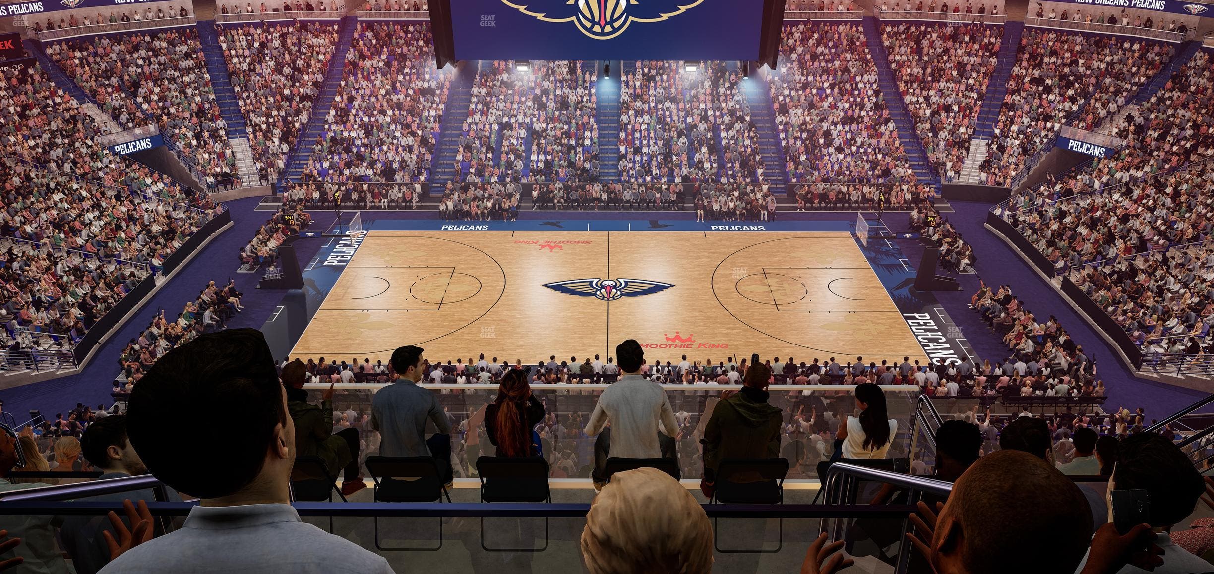 Smoothie King Center - Section 332 Seat View