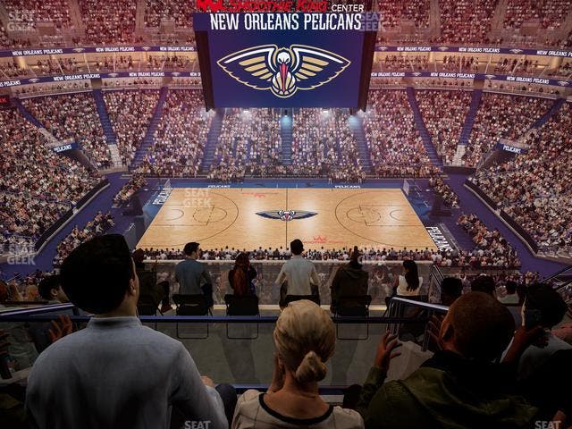 Smoothie King Center - Section 332 Seat View