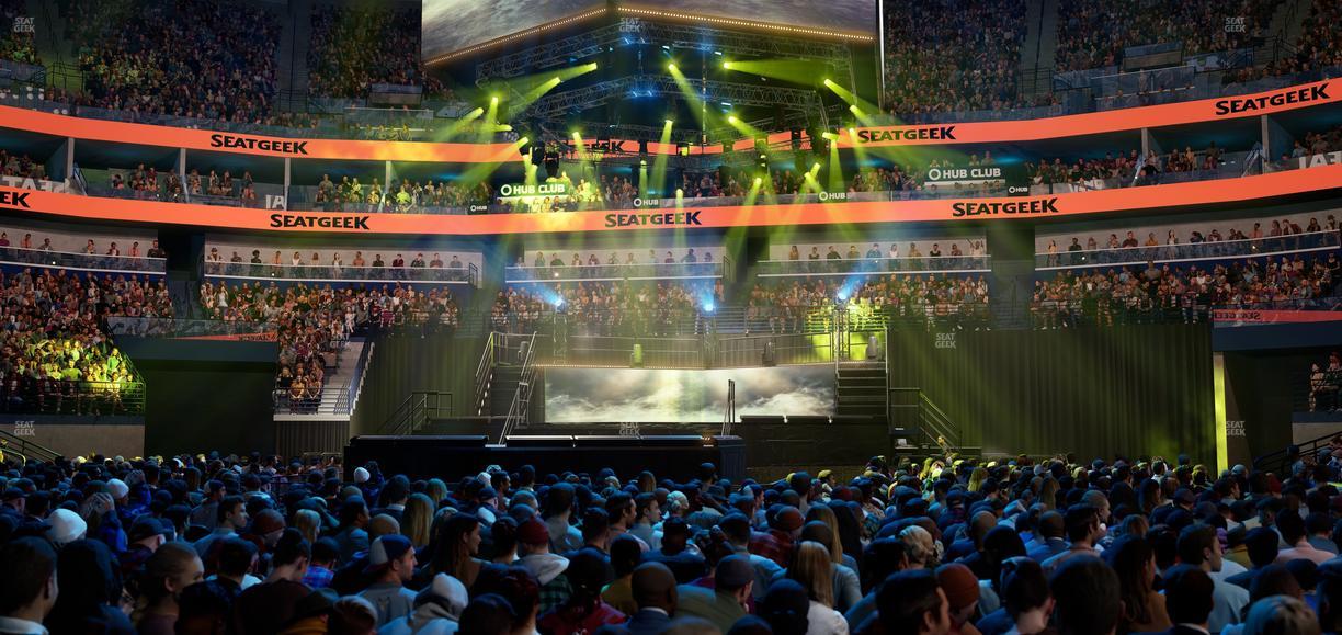 Smoothie King Center - Section Floor A Seat View