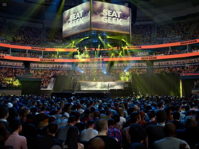 Smoothie King Center - Section Floor A Seat View