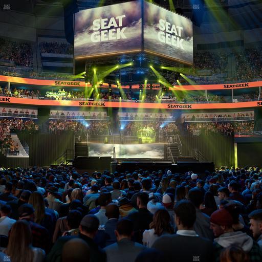 Smoothie King Center - Section Floor B Seat View