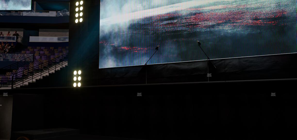 Smoothie King Center - Section Floor B Seat View