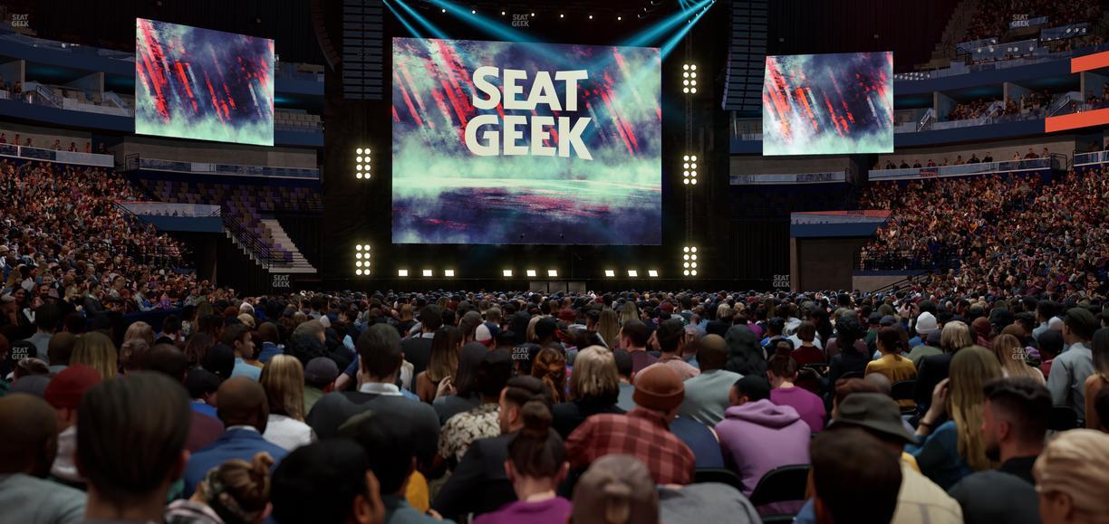 Smoothie King Center - Section Floor C Seat View