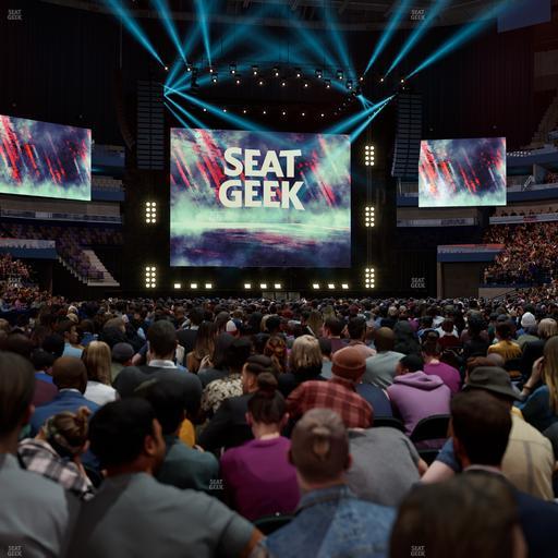 Smoothie King Center - Section Floor C Seat View