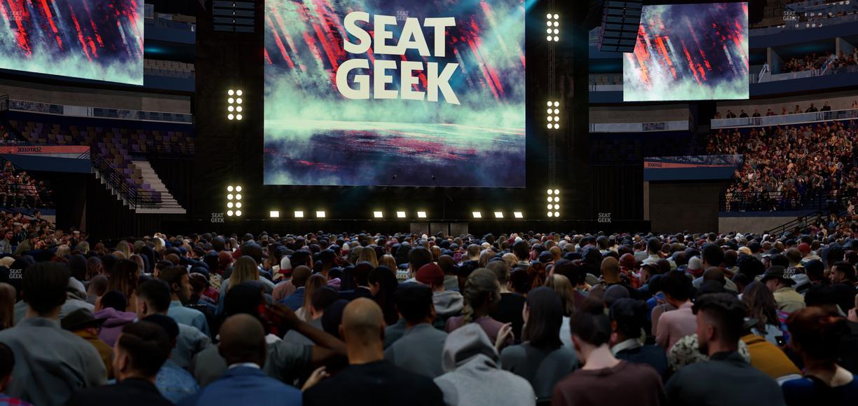 Smoothie King Center - Section Floor C Seat View