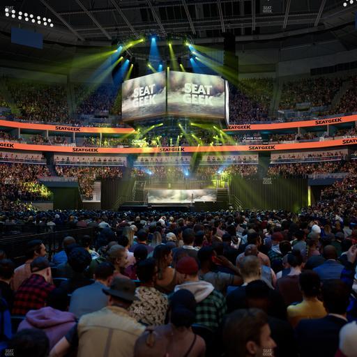 Smoothie King Center - Section Floor C Seat View