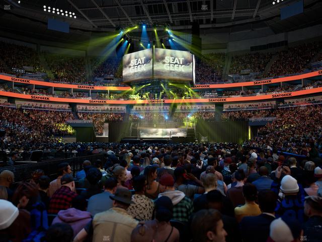 Smoothie King Center - Section Floor C Seat View