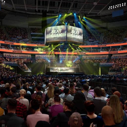 Smoothie King Center - Section Floor D Seat View