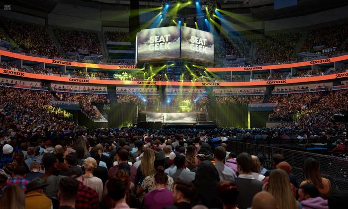 Smoothie King Center - Section Floor D Seat View