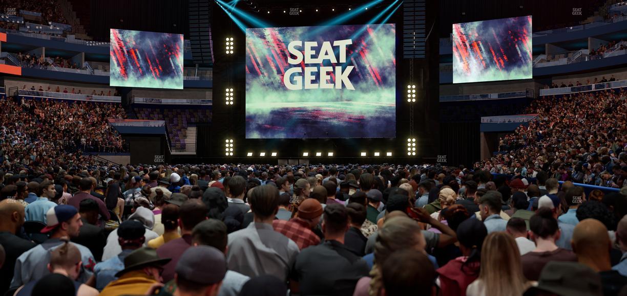 Smoothie King Center - Section Floor D Seat View