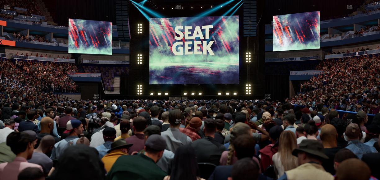 Smoothie King Center - Section Floor D Seat View