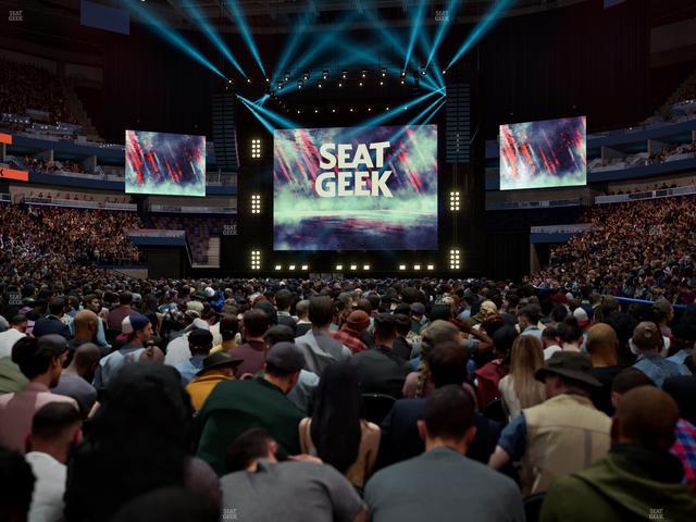 Smoothie King Center - Section Floor D Seat View