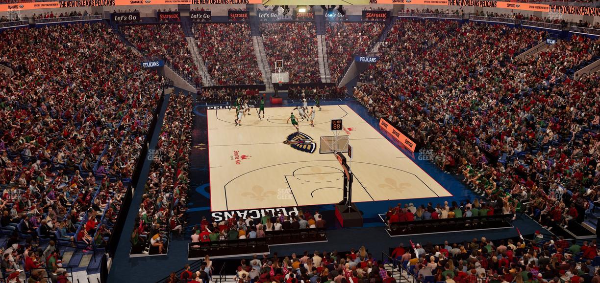 Smoothie King Center - Section Hub Club Seat View