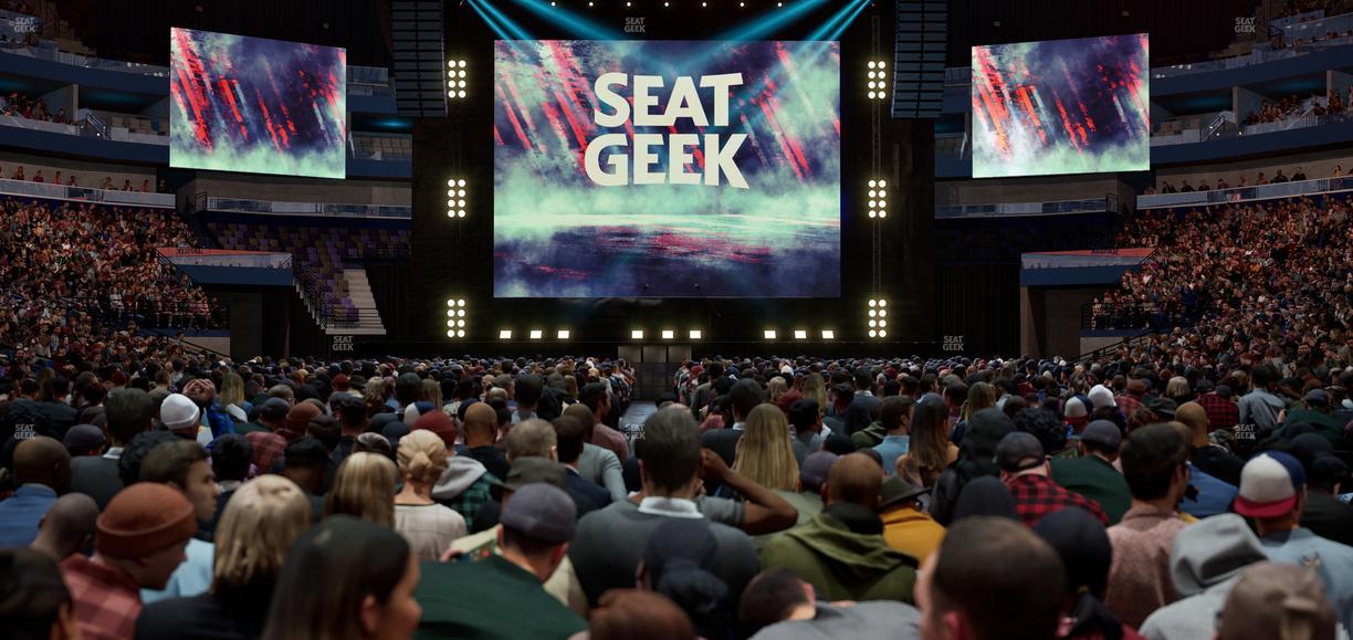 Smoothie King Center - Section Mixer Seat View
