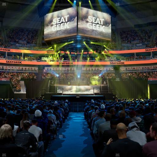 Smoothie King Center - Section Mixer Seat View