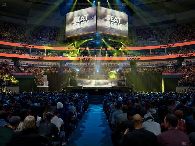Smoothie King Center - Section Mixer Seat View