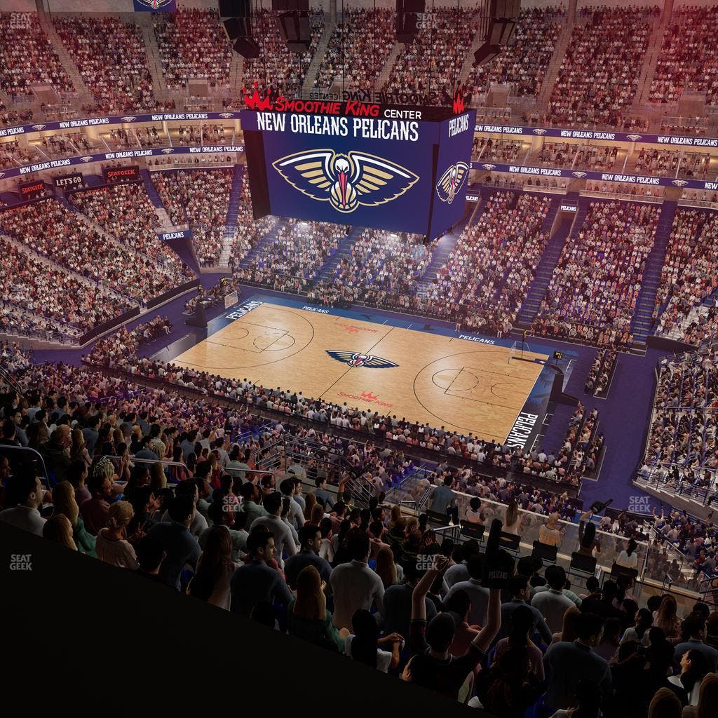 Smoothie King Center - Section Press Box B Seat View