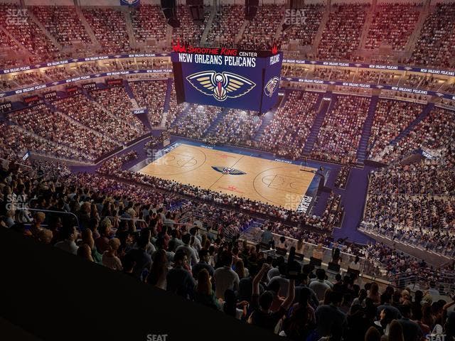Smoothie King Center - Section Press Box B Seat View